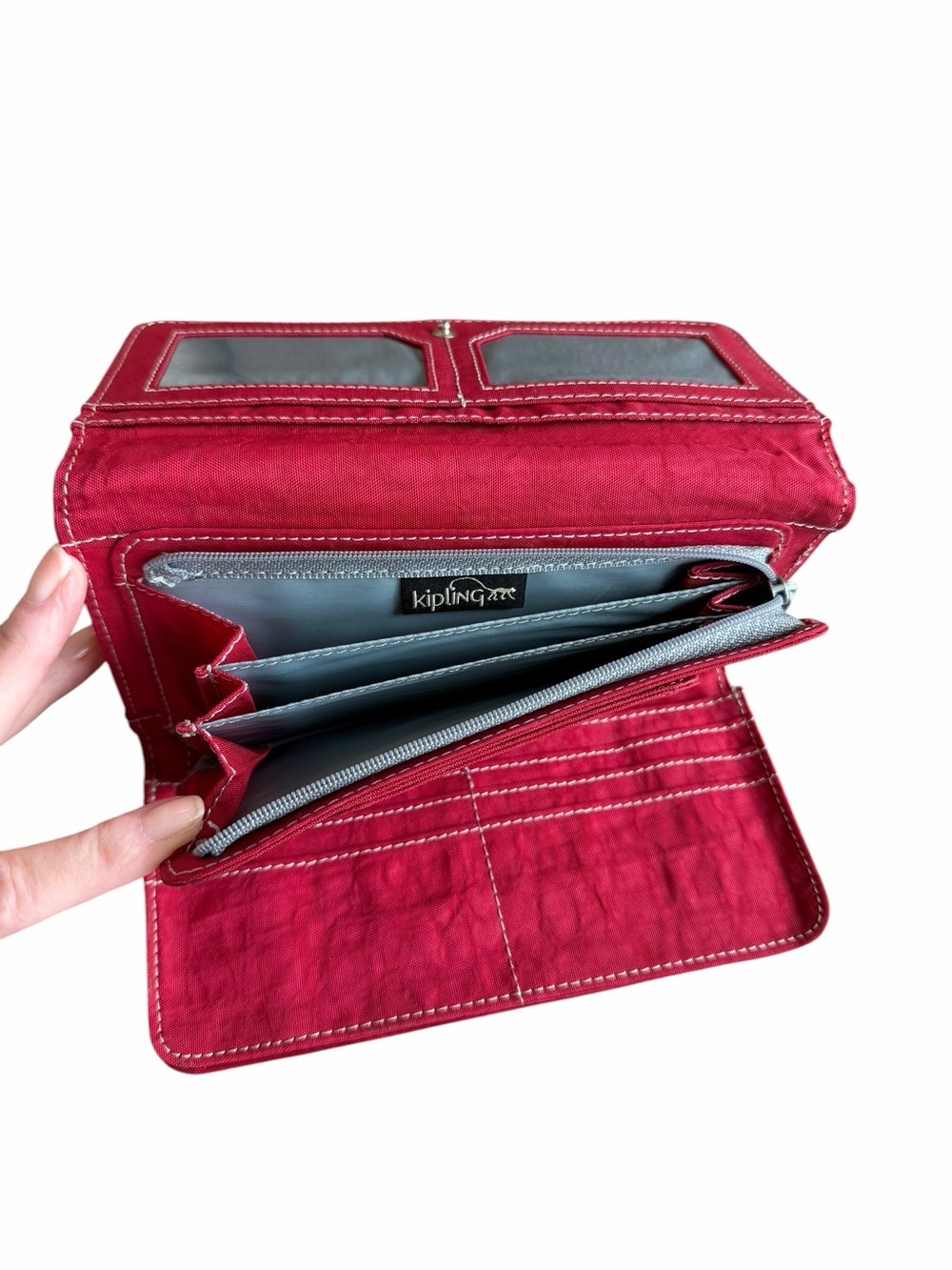 Kipling Vtg Red Wallet - Picture 10 of 10